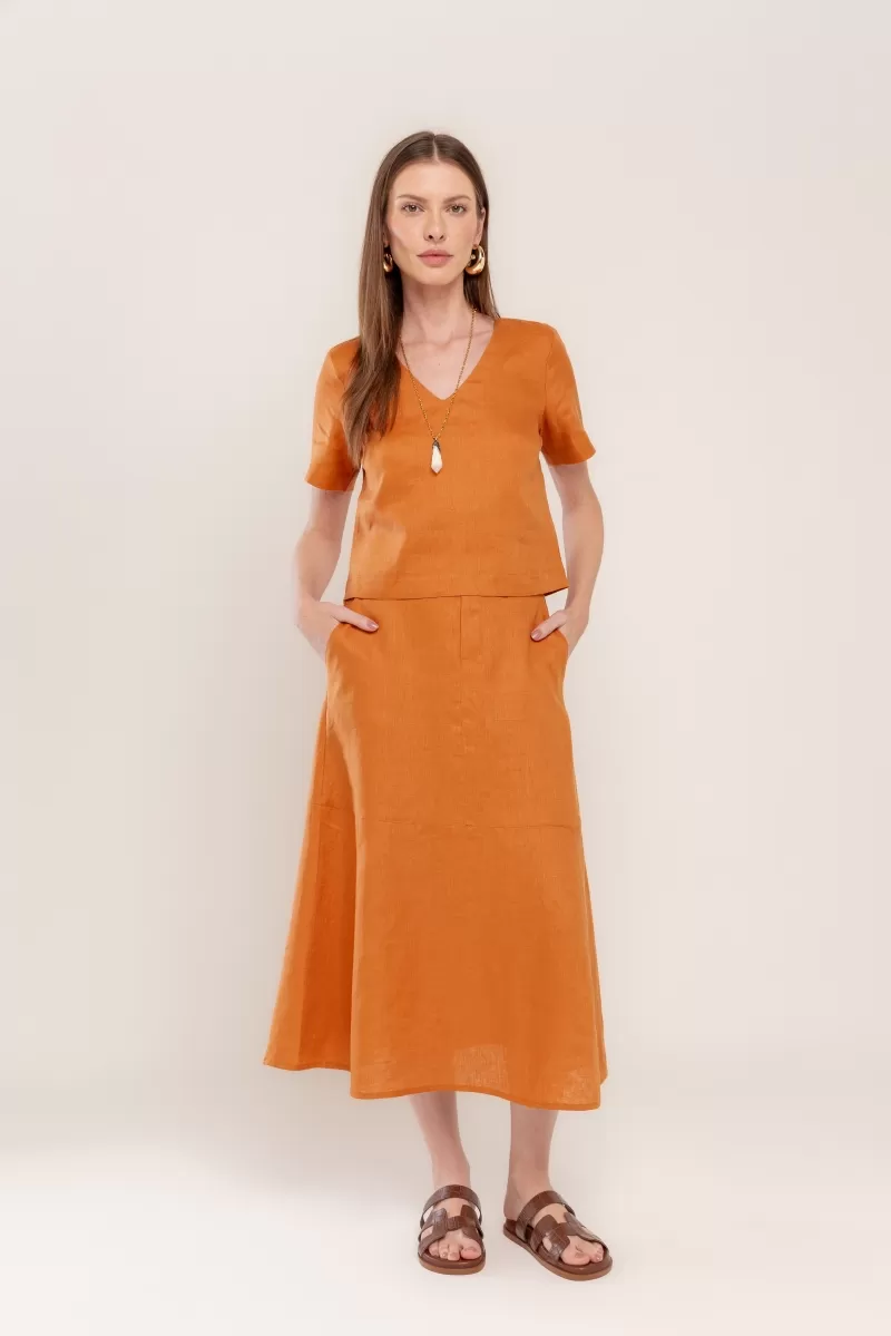 Hidrogênio - GUARANA V-NECK BLOUSE - 20348573 Hidrogênio - GUARANA V-NECK BLOUSE - 20348573