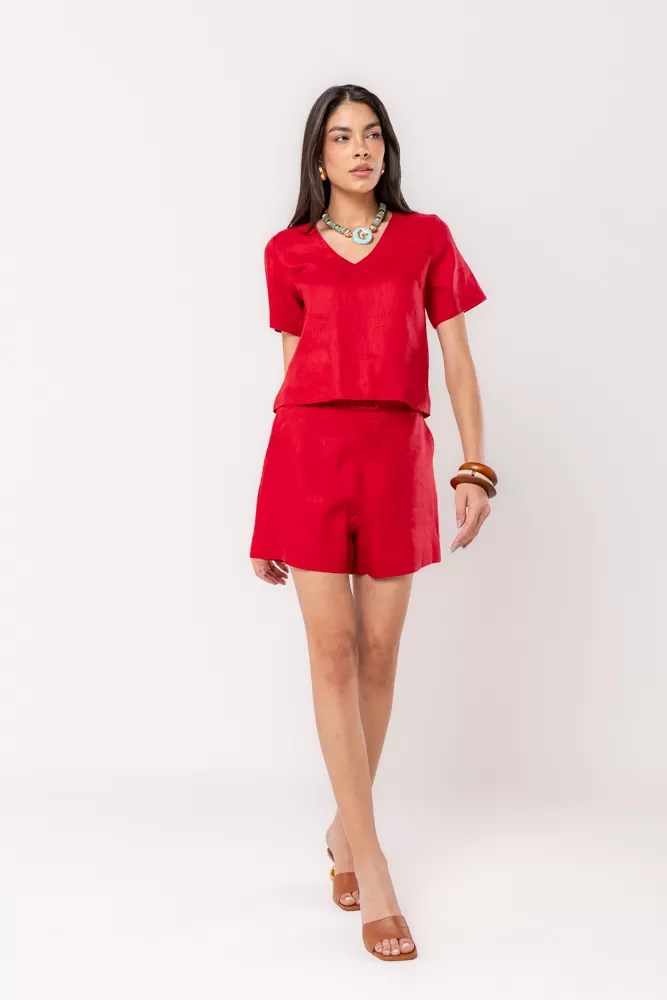 Hidrogênio - SAUVIGNON V-NECK BLOUSE - 20348589 Hidrogênio - SAUVIGNON V-NECK BLOUSE - 20348589