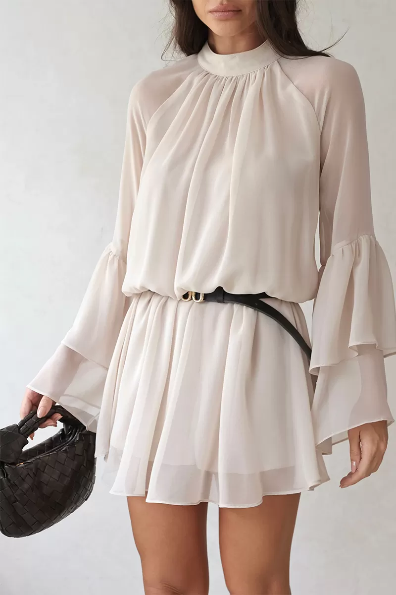 Dot Clothing - Romper Dot Clothing sleeve frill Off White - 2689OFF Dot Clothing - Romper Dot Clothing sleeve frill Off White - 2689OFF