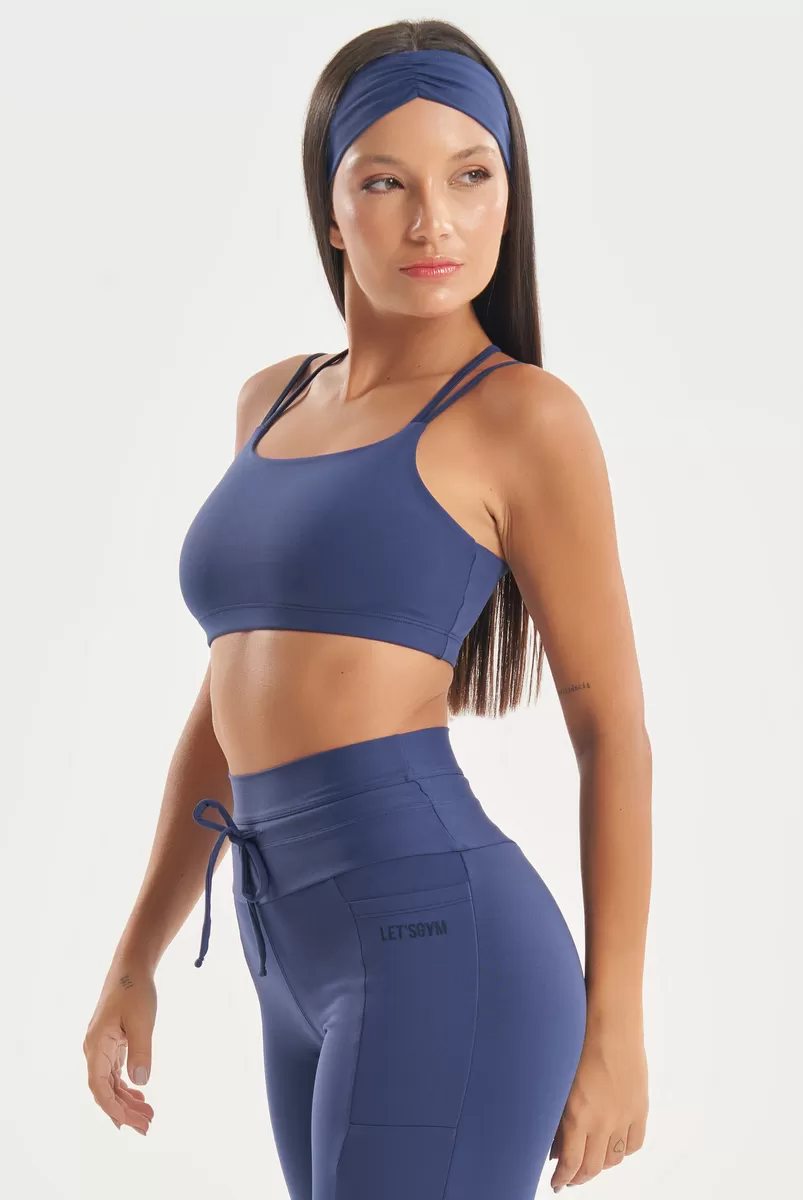 Lets Gym - Dark Blue Soft Balance Top - 2766AZE Lets Gym - Dark Blue Soft Balance Top - 2766AZE