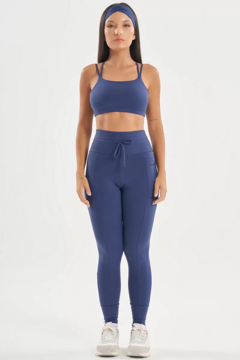 Lets Gym - Soft Balance Dark Blue Leggings - 2767AZE Lets Gym - Soft Balance Dark Blue Leggings - 2767AZE