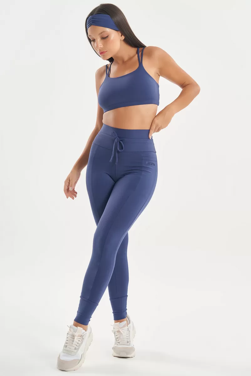 Lets Gym - Soft Balance Dark Blue Leggings - 2767AZE Lets Gym - Soft Balance Dark Blue Leggings - 2767AZE