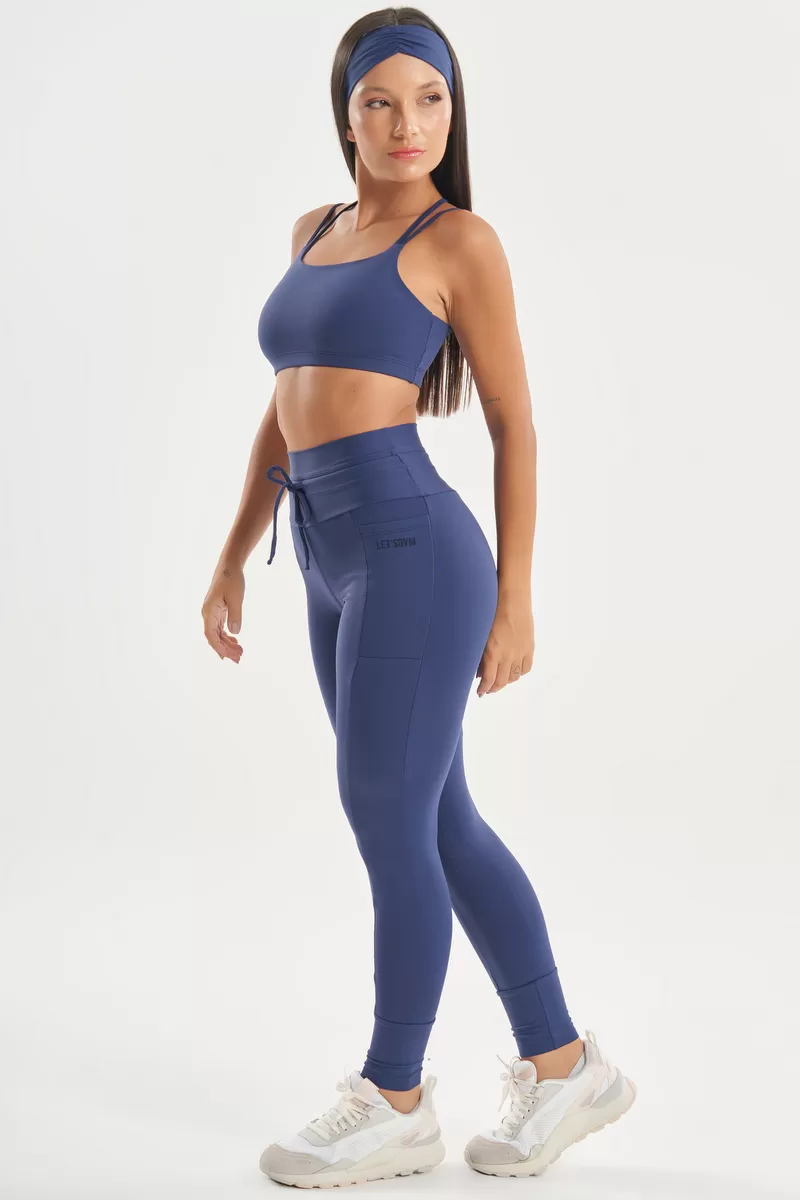 Lets Gym - Soft Balance Dark Blue Leggings - 2767AZE Lets Gym - Soft Balance Dark Blue Leggings - 2767AZE