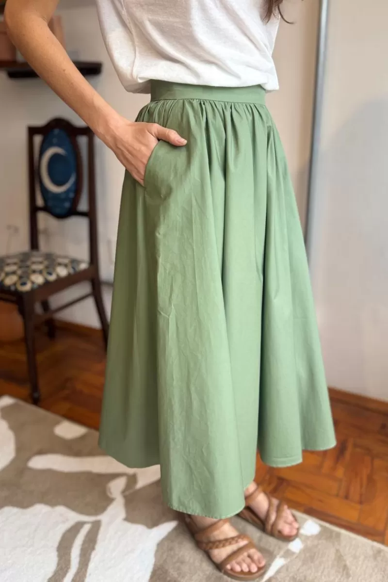 Hidrogênio - STELLA MILITARY MIDI SKIRT - 20492005 Hidrogênio - STELLA MILITARY MIDI SKIRT - 20492005