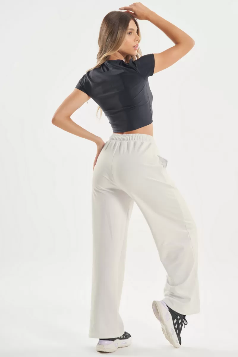 Lets Gym - Black Champions Crop Top - 2784PT Lets Gym - Black Champions Crop Top - 2784PT