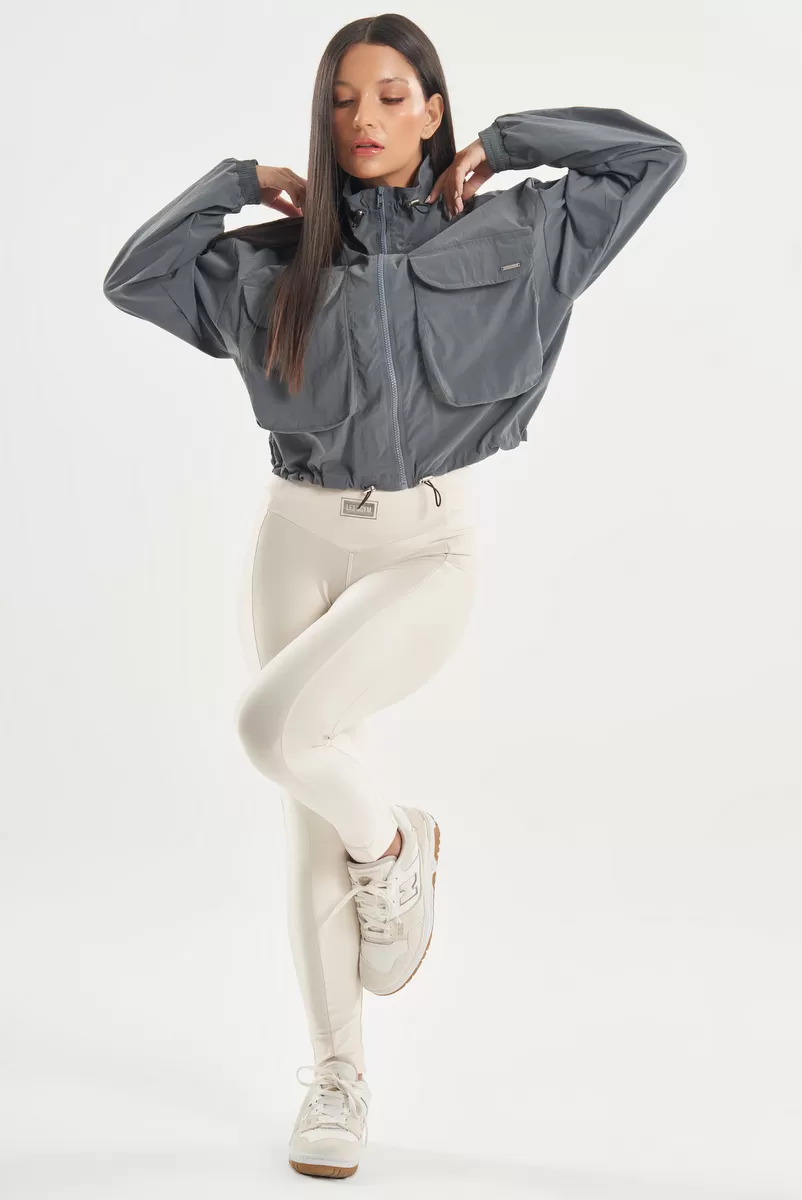 Lets Gym - Jacket Modern Move Burnt Cement - 2800CQ Lets Gym - Jacket Modern Move Burnt Cement - 2800CQ