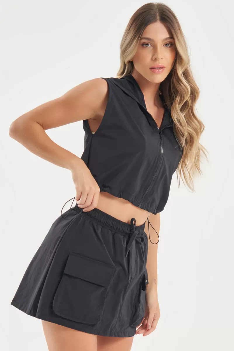 Lets Gym - Modern Move Vest Black - 2801PT Lets Gym - Modern Move Vest Black - 2801PT