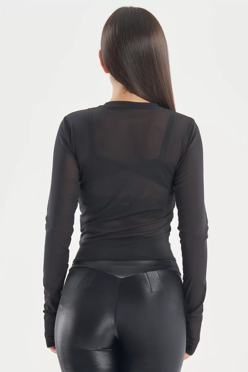 Lets Gym - Shirt M/L Modern Love Black - 2803PT