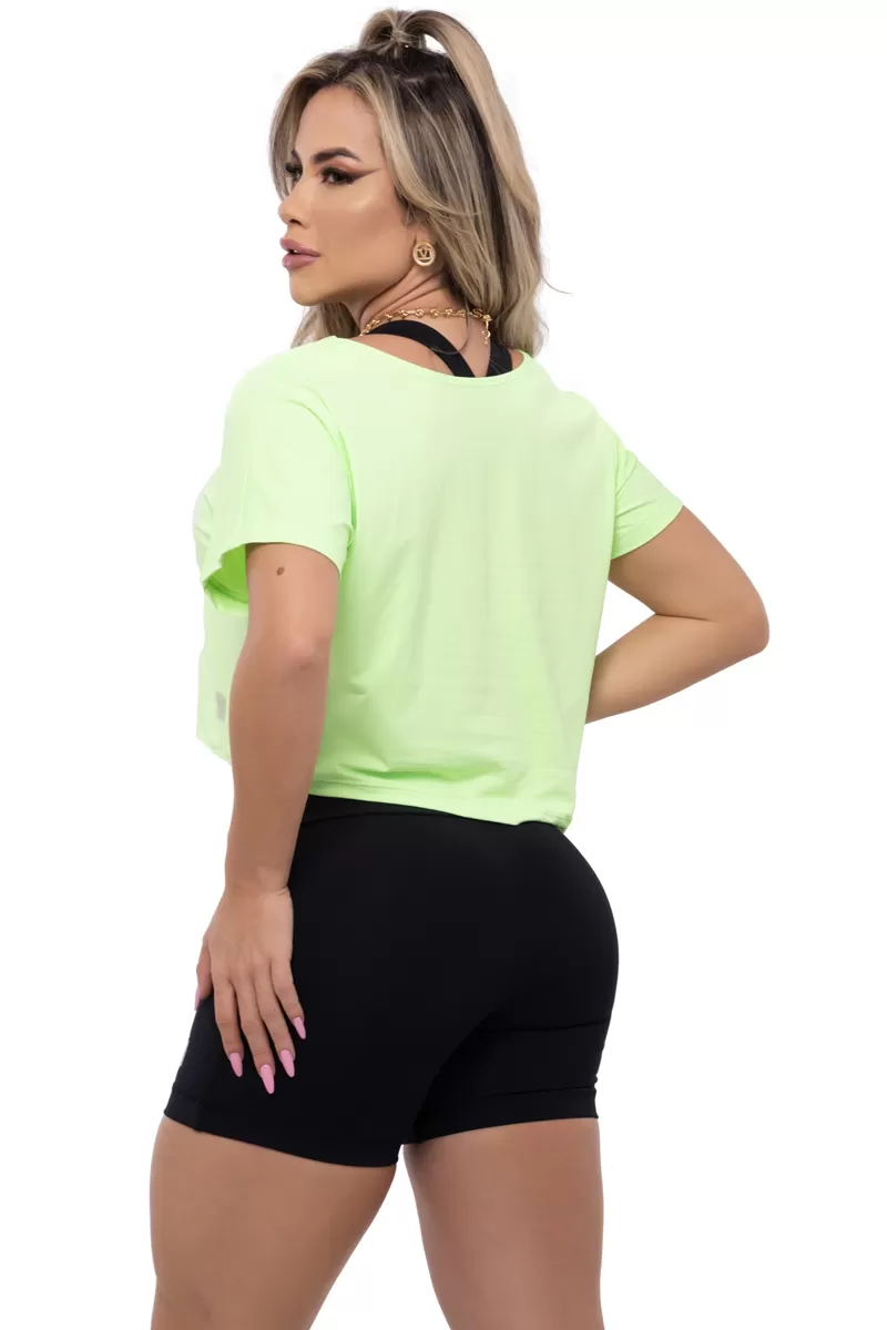 Elastic Power Trincks - Cropped Basic Polyamide Green - Elastic Power Trincks - Cropped Basic Polyamide Green -