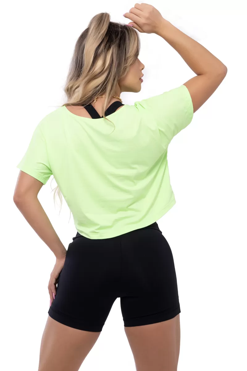 Elastic Power Trincks - Cropped Basic Polyamide Green - Elastic Power Trincks - Cropped Basic Polyamide Green -