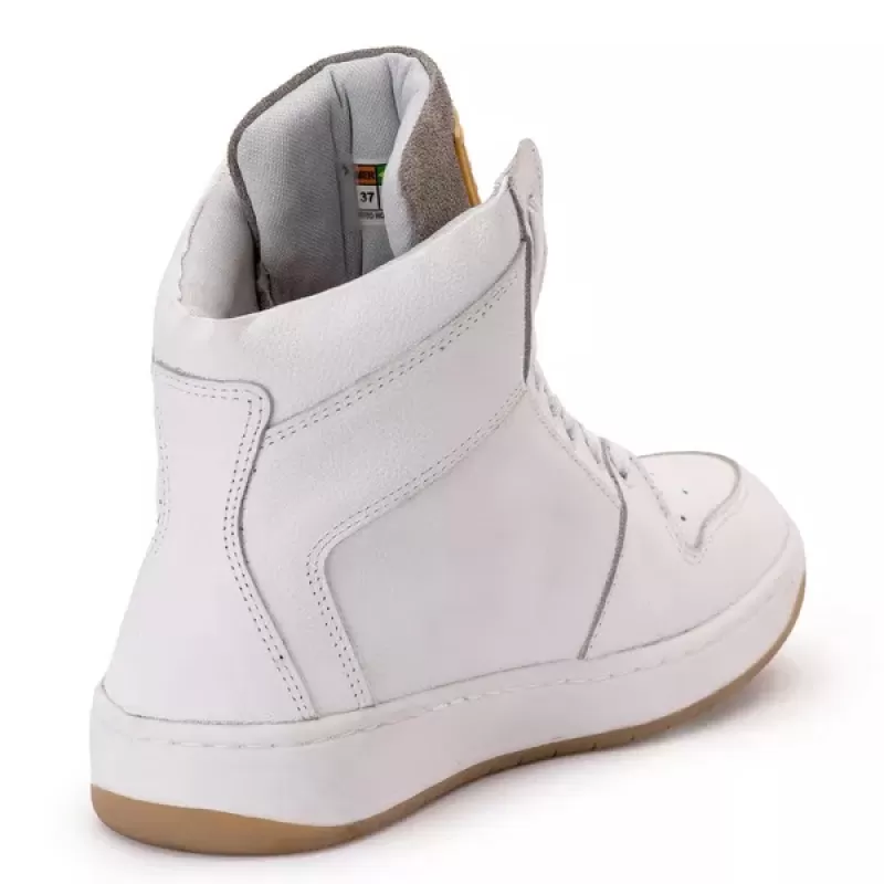 Trincks Calçados - Tennis Sneaker Genuine Leather Off-White/Grey - 20300 Trincks Calçados - Tennis Sneaker Genuine Leather Off-White/Grey - 20300