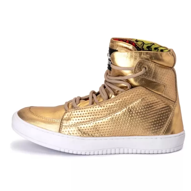 Trincks Calçados - Tennis Sneaker Genuine Leather Gold - 60130 Trincks Calçados - Tennis Sneaker Genuine Leather Gold - 60130