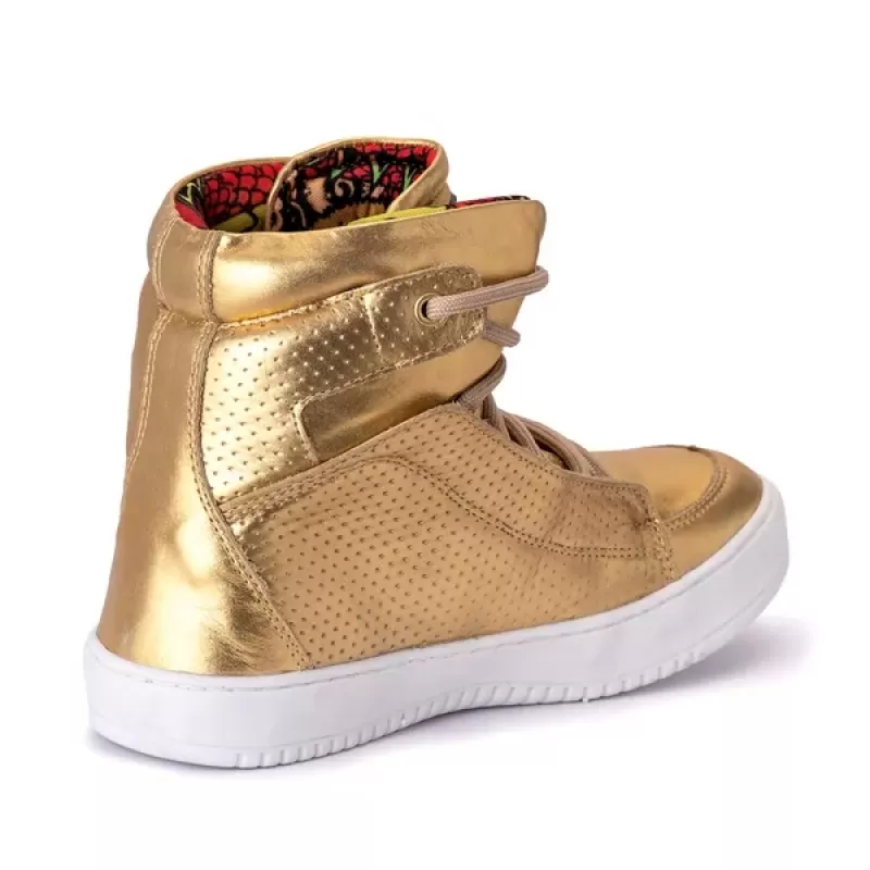 Trincks Calçados - Tennis Sneaker Genuine Leather Gold - 60130 Trincks Calçados - Tennis Sneaker Genuine Leather Gold - 60130