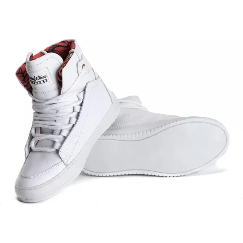 Trincks Calçados - White Genuine Leather Tennis Sneaker - 60130 Trincks Calçados - White Genuine Leather Tennis Sneaker - 60130