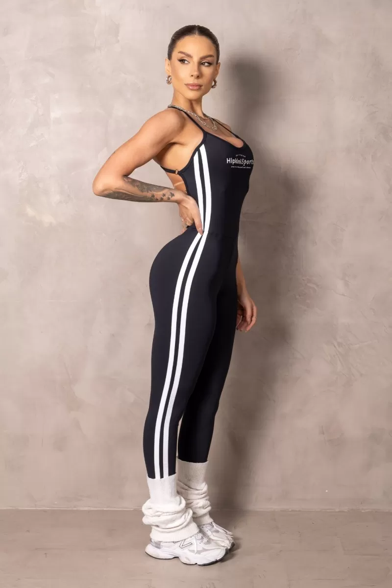 Hipkini - Jumpsuit Fitness Brighten Black with silk - 33331203 Hipkini - Jumpsuit Fitness Brighten Black with silk - 33331203