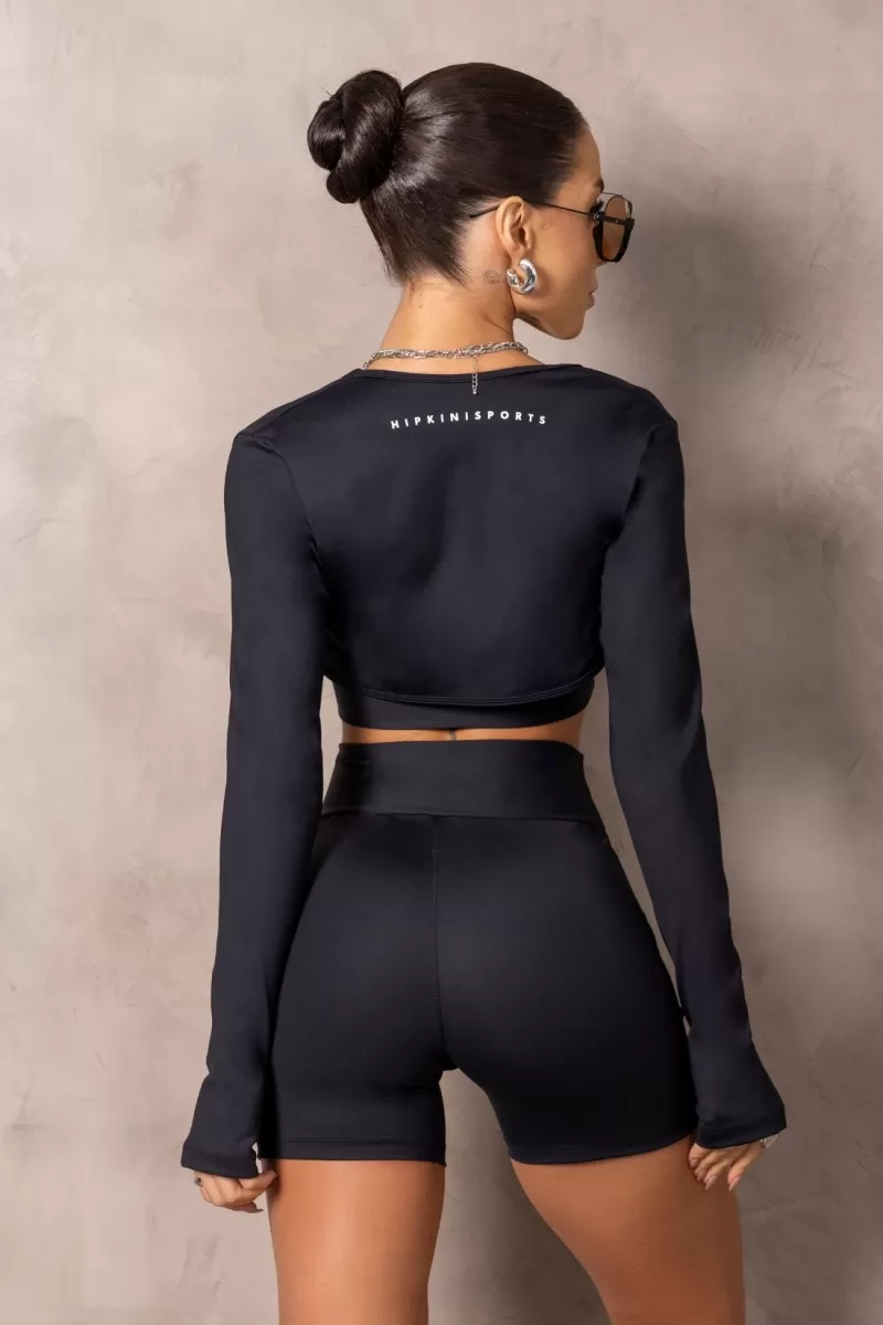 Hipkini - Brighten Black Fitness Shorts - 33331210 Hipkini - Brighten Black Fitness Shorts - 33331210