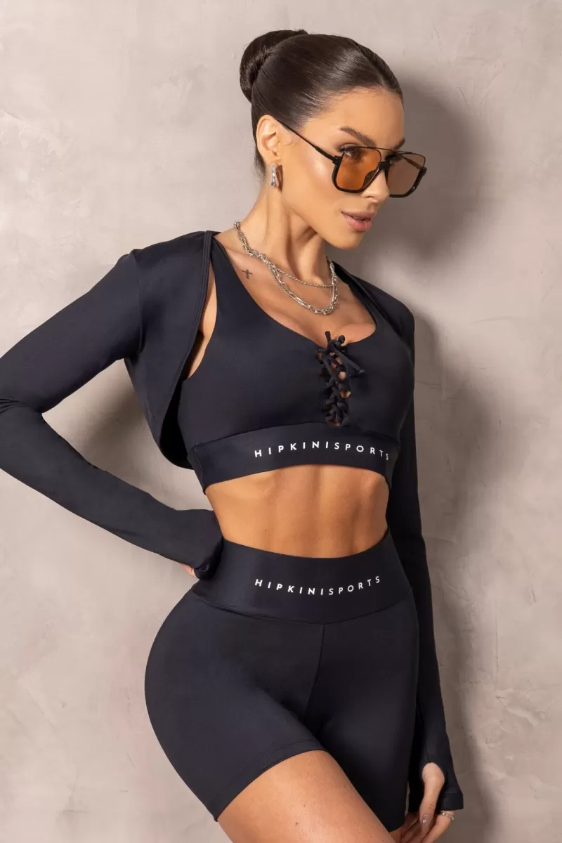Hipkini - Brighten Black Fitness Shorts - 33331210 Hipkini - Brighten Black Fitness Shorts - 33331210