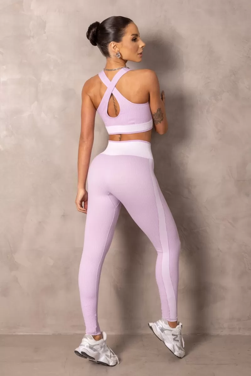 Hipkini - Top Fitness Seamless Brighten Lilac - 33331353