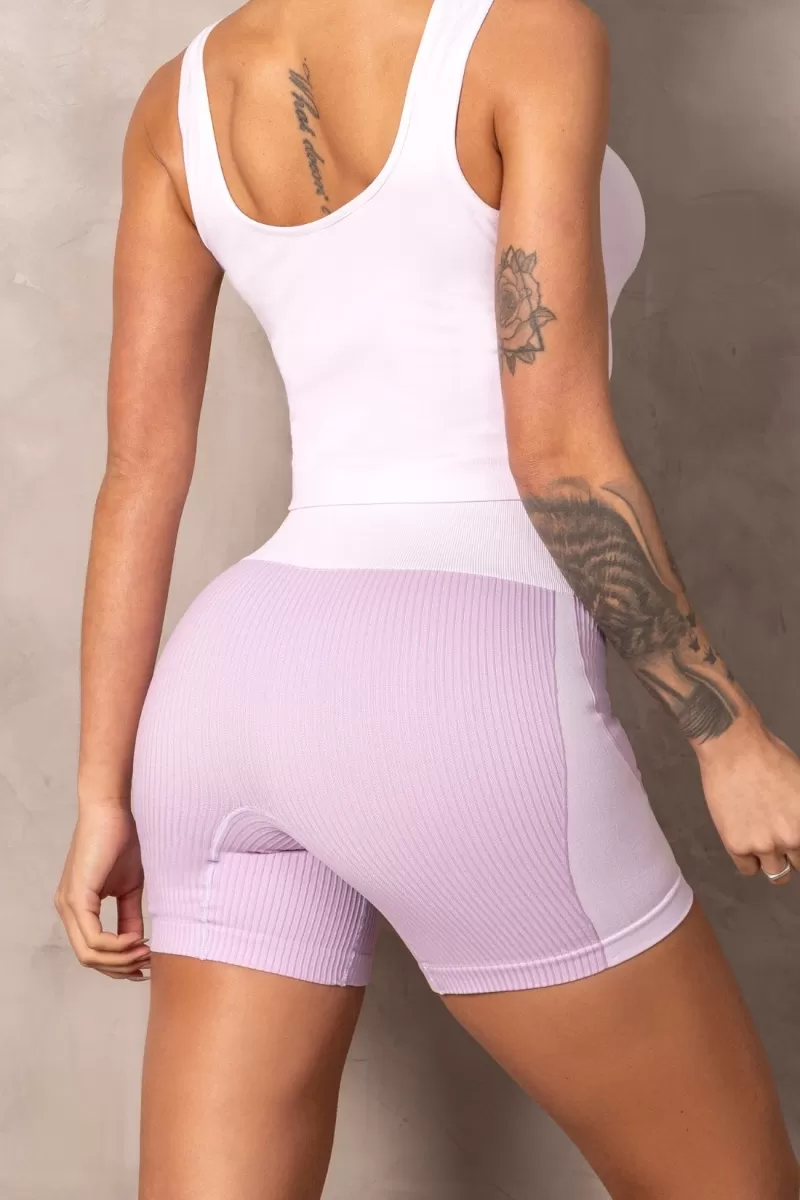 Hipkini - Seamless Brighten Lilac Shorts - 33331356