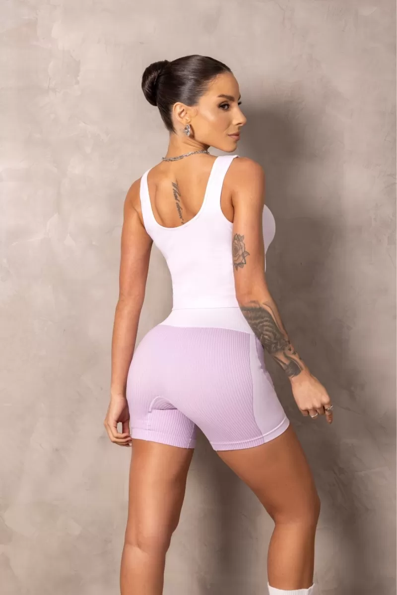 Hipkini - Seamless Brighten Lilac Shorts - 33331356