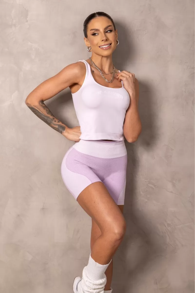 Hipkini - Seamless Brighten Lilac Shorts - 33331356