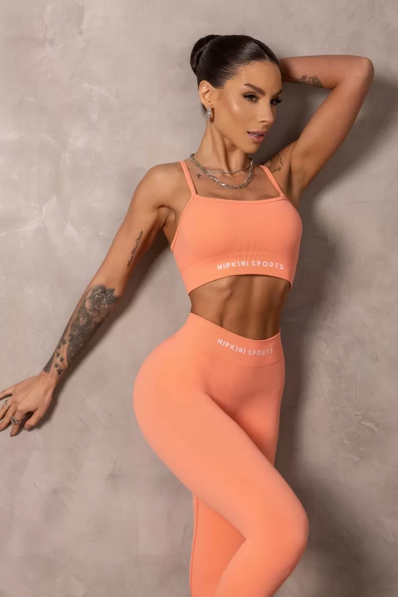 Hipkini - Top Fitness Seamless Brighten Orange - 33331357