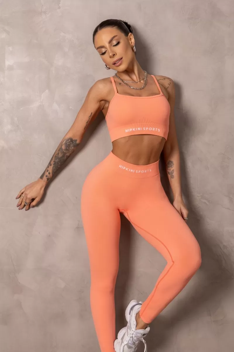 Hipkini - Legging Fitness Seamless Brighten Orange - 33331358