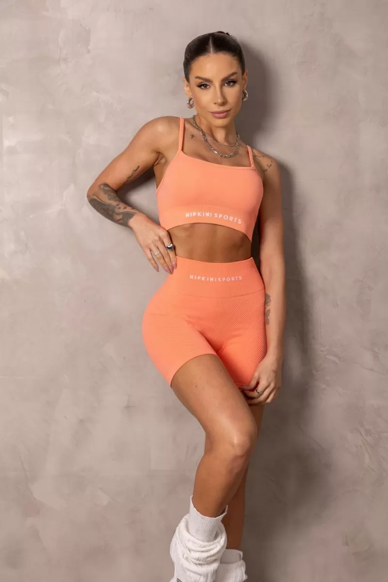 Hipkini - Seamless Brighten Orange Shorts - 33331360