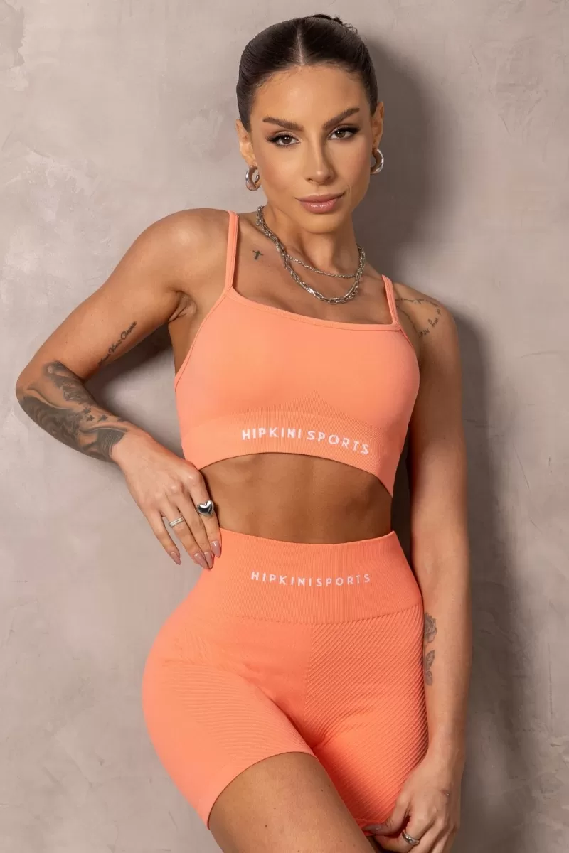 Hipkini - Seamless Brighten Orange Shorts - 33331360