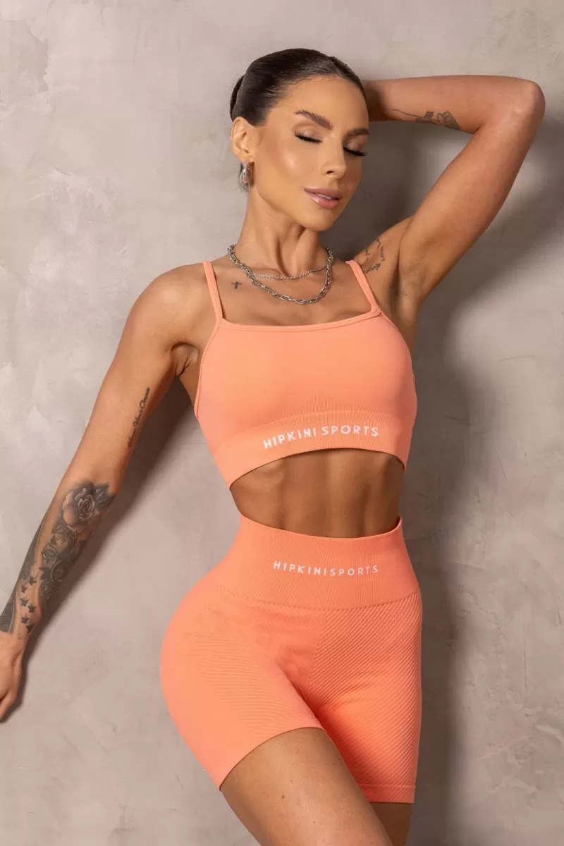 Hipkini - Seamless Brighten Orange Shorts - 33331360