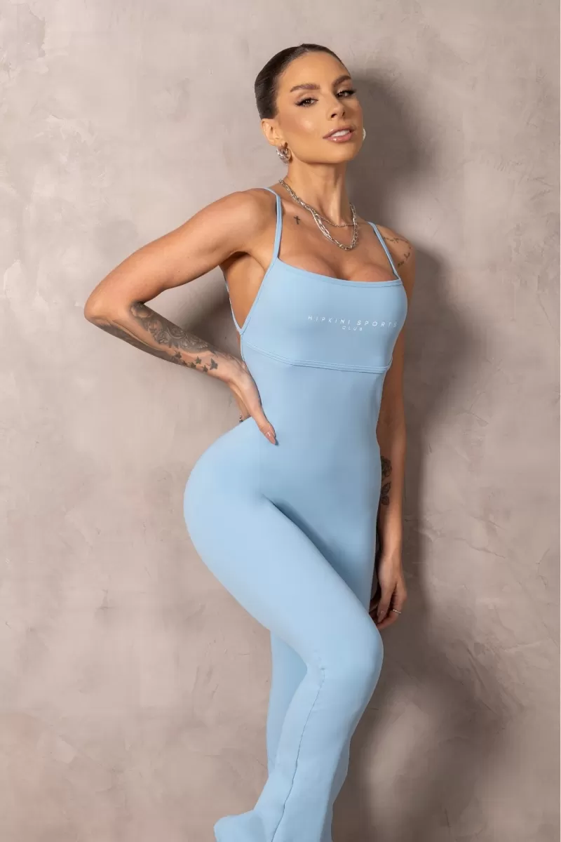 Hipkini - Brighten Light Blue Fitness Jumpsuit - 33331230 Hipkini - Brighten Light Blue Fitness Jumpsuit - 33331230