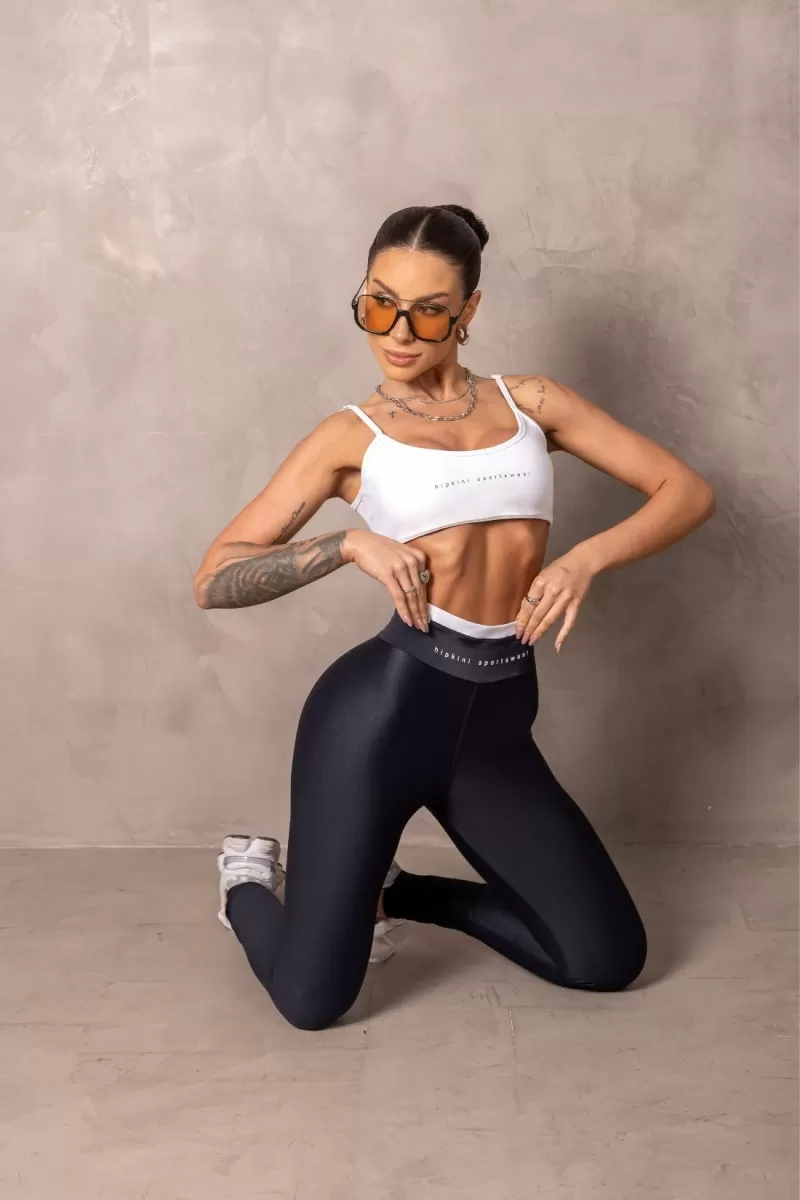 Hipkini - Top Fitness Brighten White with silk - 33331206
