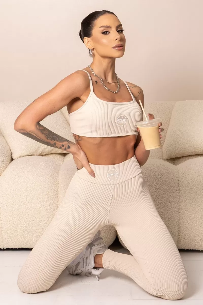 Hipkini - Fitness Brighten Creme Legging - 33331213 Hipkini - Fitness Brighten Creme Legging - 33331213