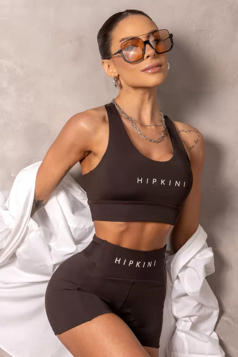 Hipkini - Brighten Brown Shorts with Silk - 33331220