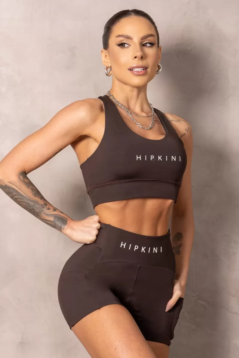 Hipkini - Brighten Brown Shorts with Silk - 33331220