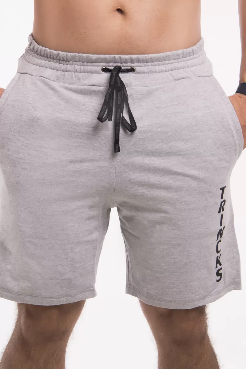 Elastic Power Trincks - Men's Shorts in Mixed Fleece - be-010202 Elastic Power Trincks - Men's Shorts in Mixed Fleece - be-010202