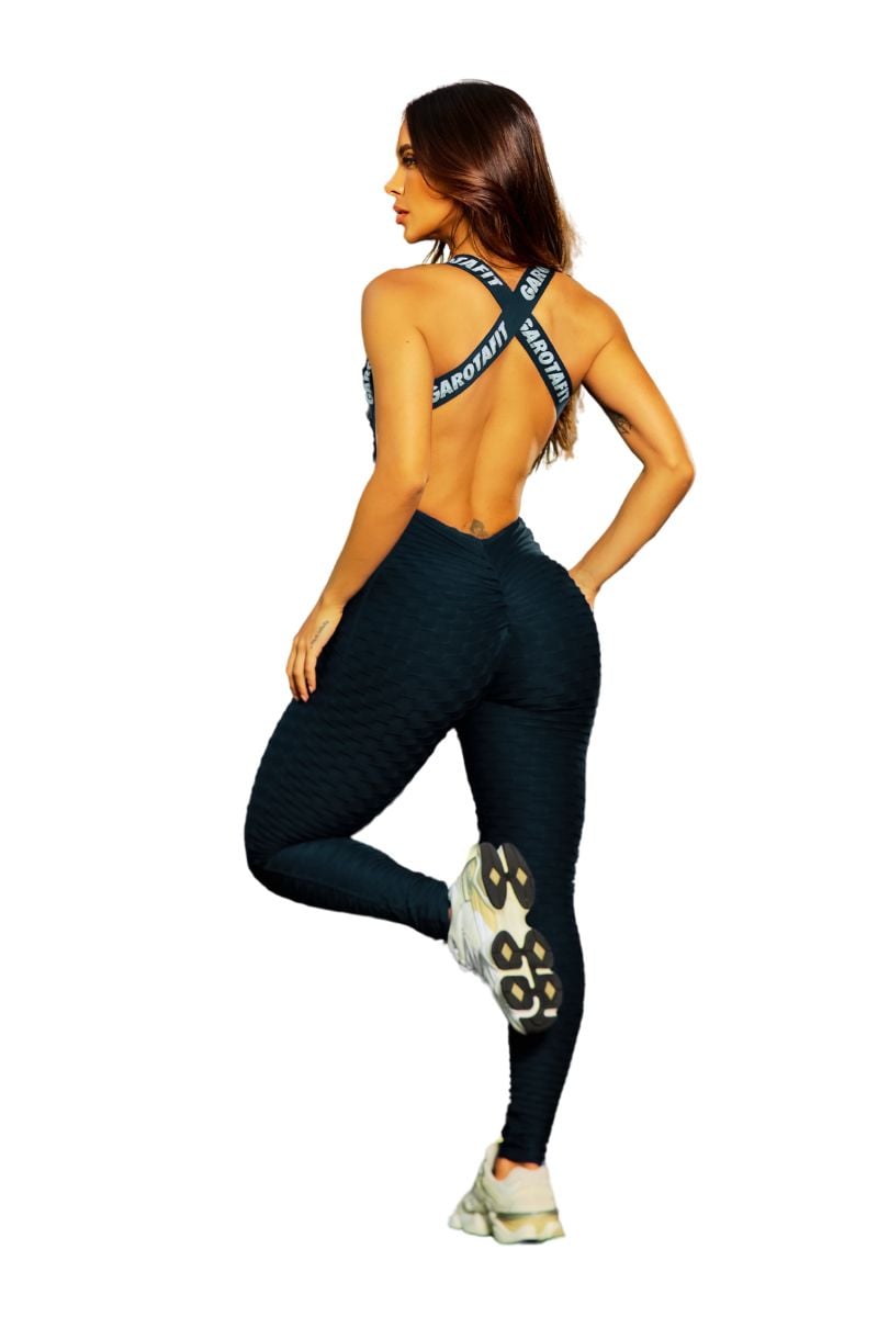 Garotafit - Riga Jumpsuit Black/mixed - MAC388ACC Garotafit - Riga Jumpsuit Black/mixed - MAC388ACC