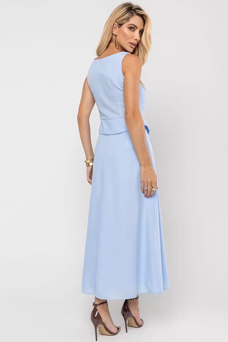 Miss Misses - Valentina Skirt Set with Blue Vest - 54585002 Miss Misses - Valentina Skirt Set with Blue Vest - 54585002
