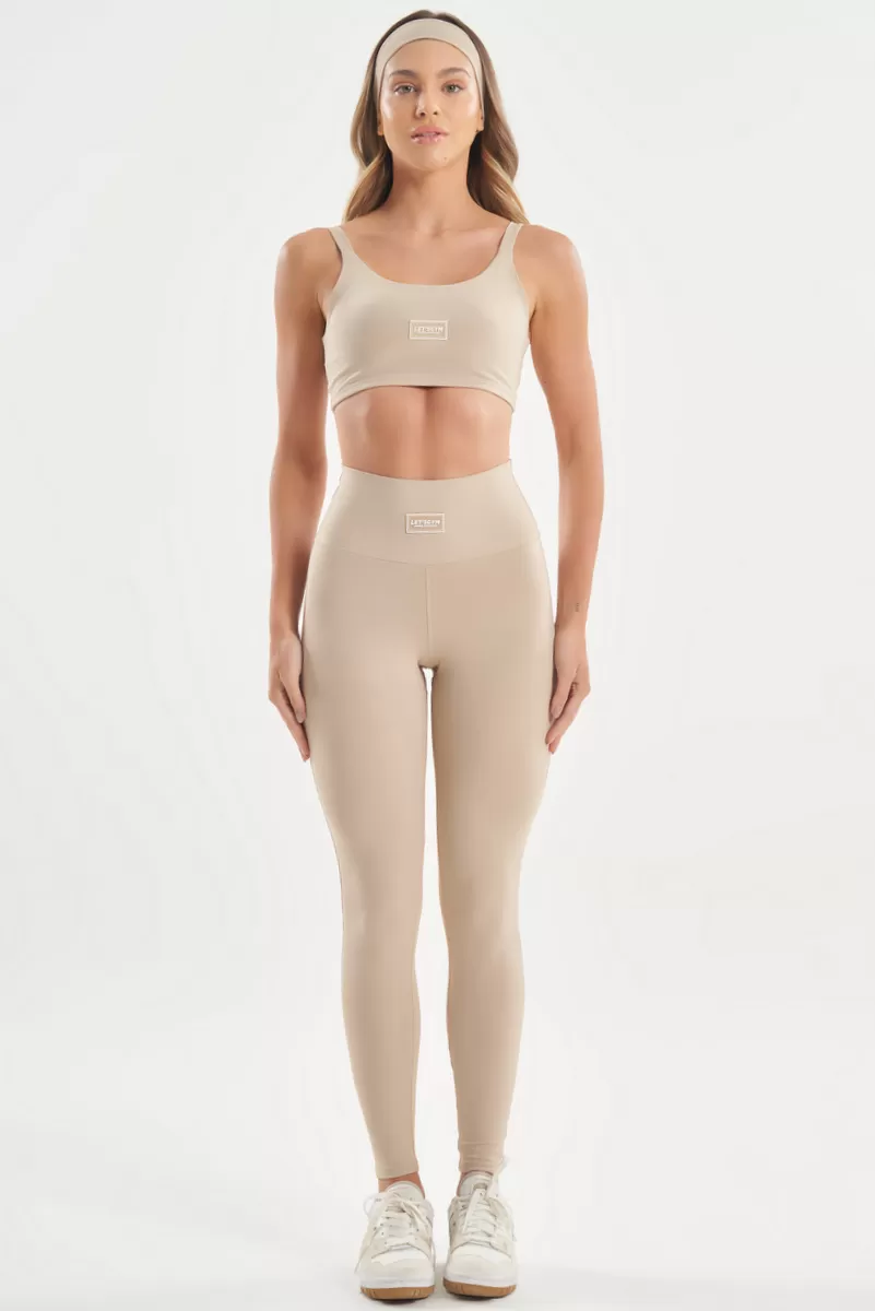 Lets Gym - Basic Colors Nude Leggings - 2721ND Lets Gym - Basic Colors Nude Leggings - 2721ND