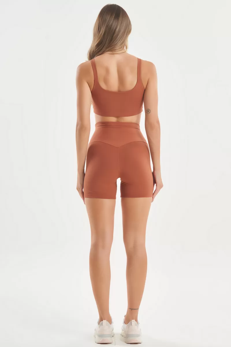 Lets Gym - Basic Colors Latte Shorts - 2722LT Lets Gym - Basic Colors Latte Shorts - 2722LT