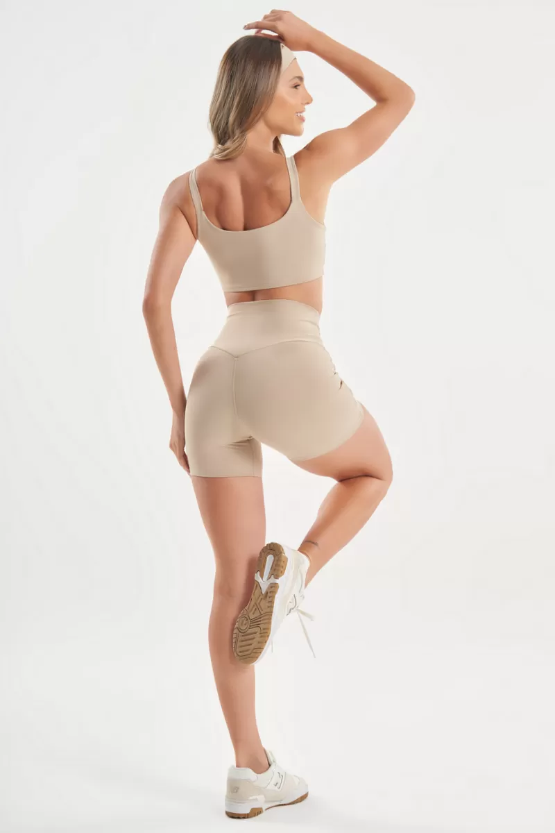 Lets Gym - Basic Colors Nude Shorts - 2722ND Lets Gym - Basic Colors Nude Shorts - 2722ND