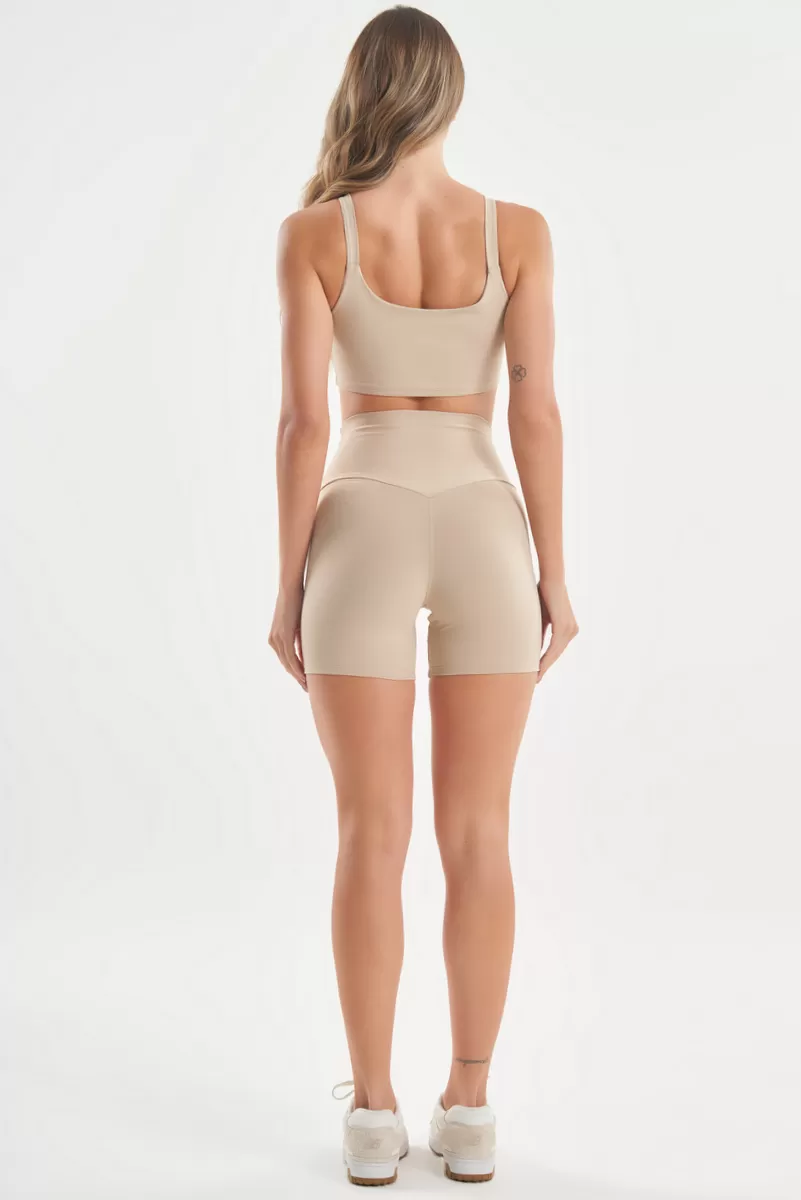 Lets Gym - Basic Colors Nude Shorts - 2722ND Lets Gym - Basic Colors Nude Shorts - 2722ND