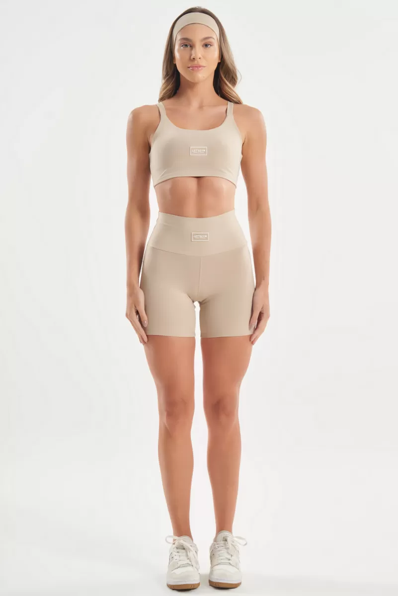 Lets Gym - Basic Colors Nude Shorts - 2722ND Lets Gym - Basic Colors Nude Shorts - 2722ND