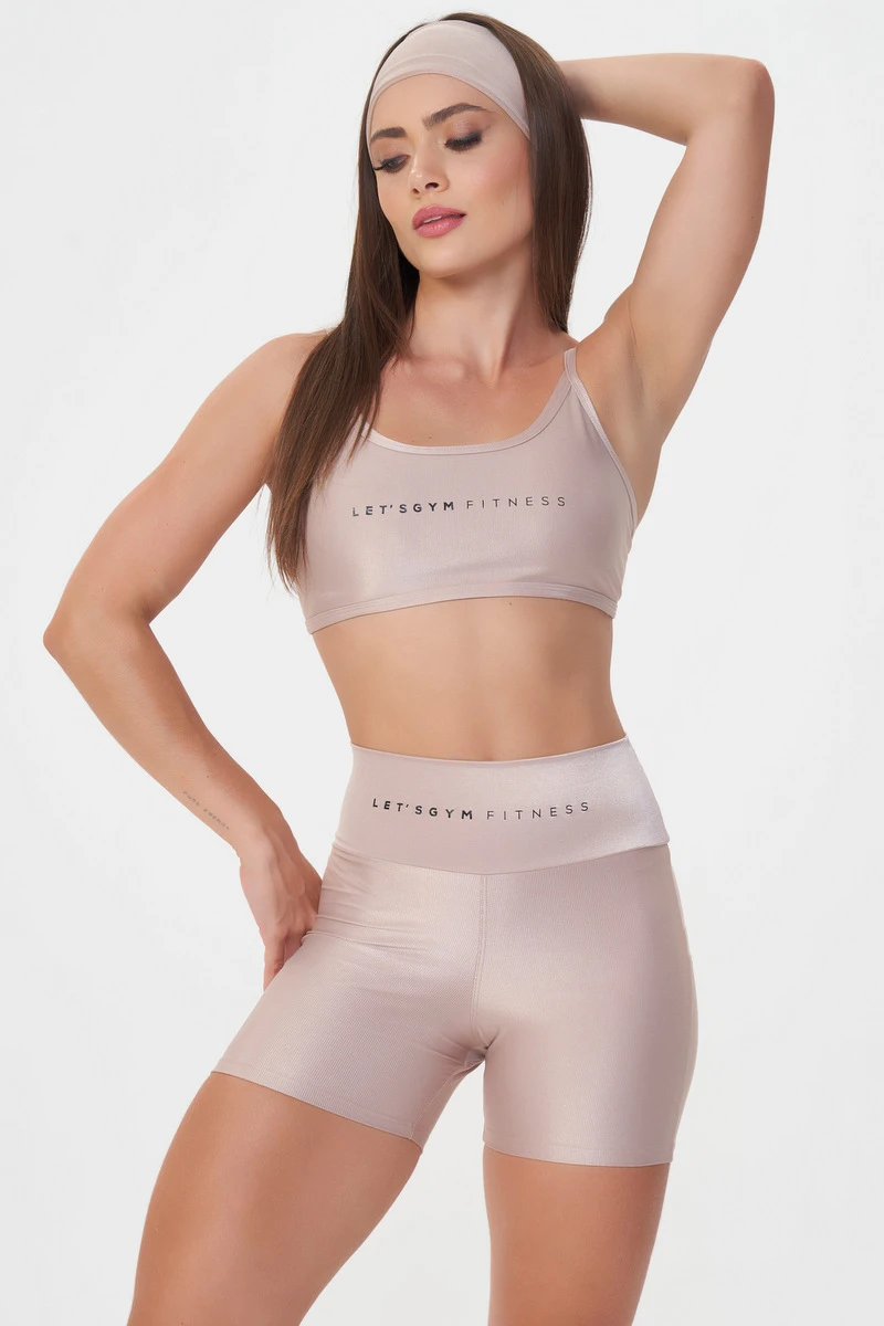 Lets Gym - Minimal Glow Nude Top - 2839ND Lets Gym - Minimal Glow Nude Top - 2839ND