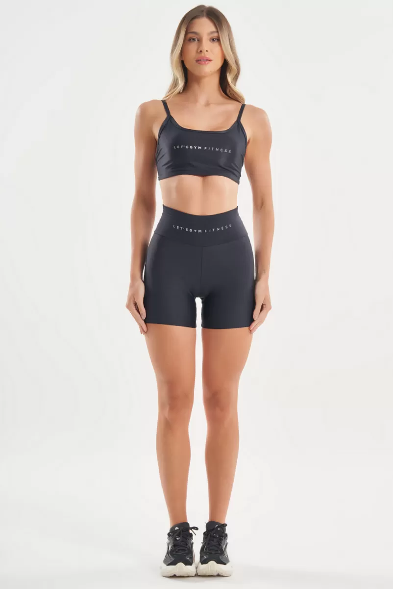 Lets Gym - Minimal Glow Shorts Black - 2841PT Lets Gym - Minimal Glow Shorts Black - 2841PT
