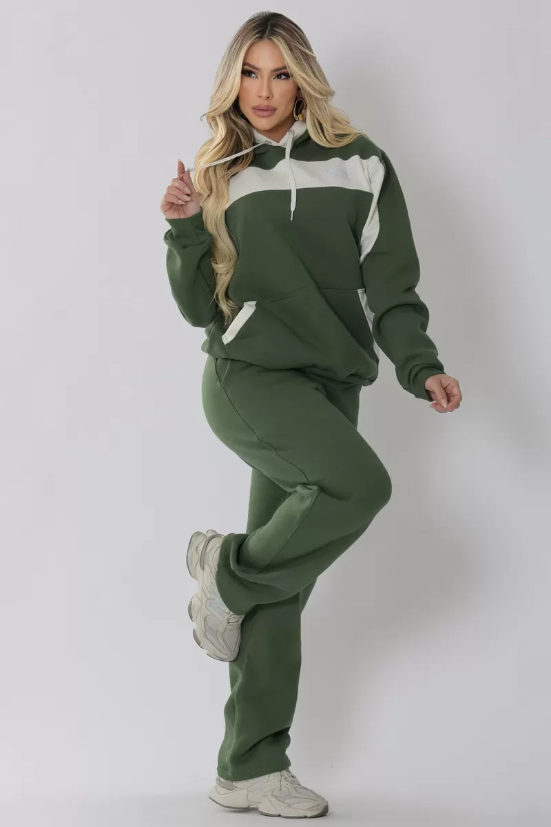 Trincks - Green and Off White Blouse Set - 