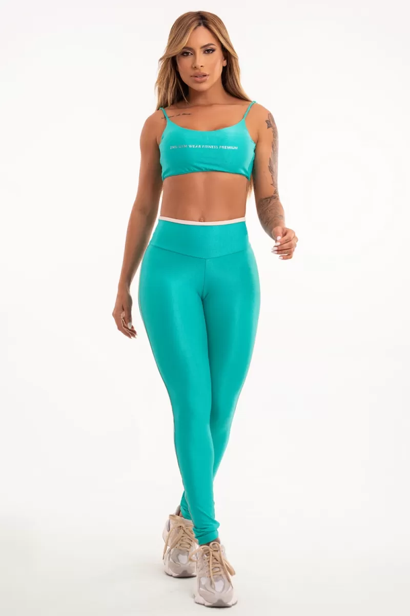 ZNG - LEGGINGS LYON BASIC GREEN - CIG848