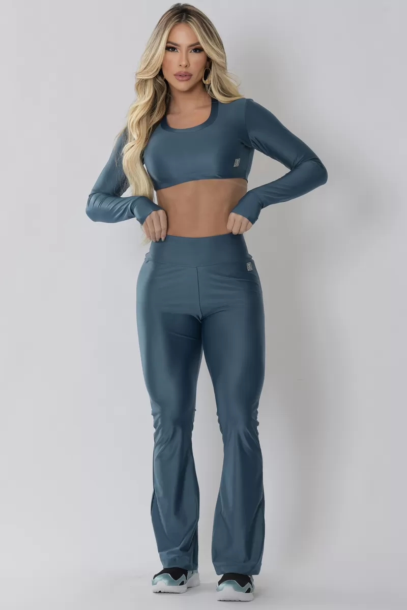 Trincks - Navy Flare and Cropped Set - 