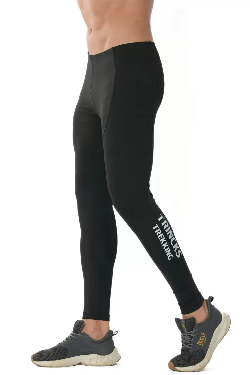 Trincks - Leggings de trekking negros para hombre - 