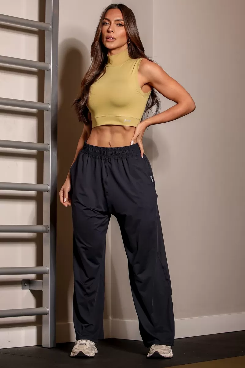 Garotafit - Leaf Green Cropped Fly - BL246HFO